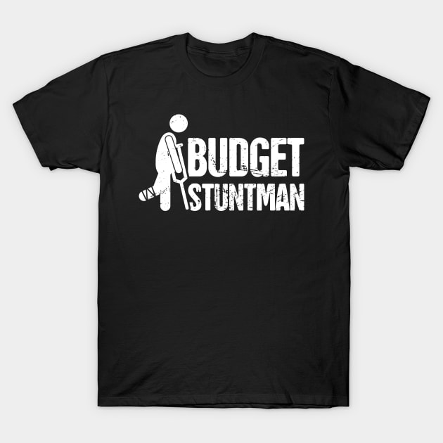 Stuntman - Funny Broken Foot Or Toe Gift T-Shirt by MeatMan